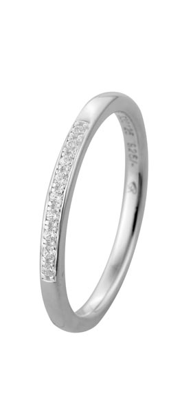530125-Y514-001 | Memoirering 530125 600 Platin, Brillant 0,090 ct H-SI∅ Stein 1,4 mm 100% Made in Germany   885.- EUR   