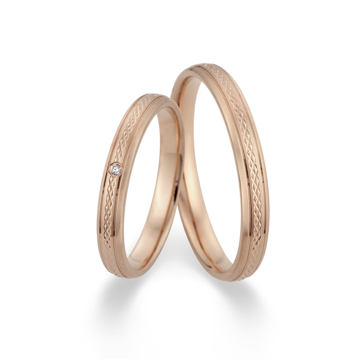 Trauringe / Eheringe 333 Rotgold 517504-30