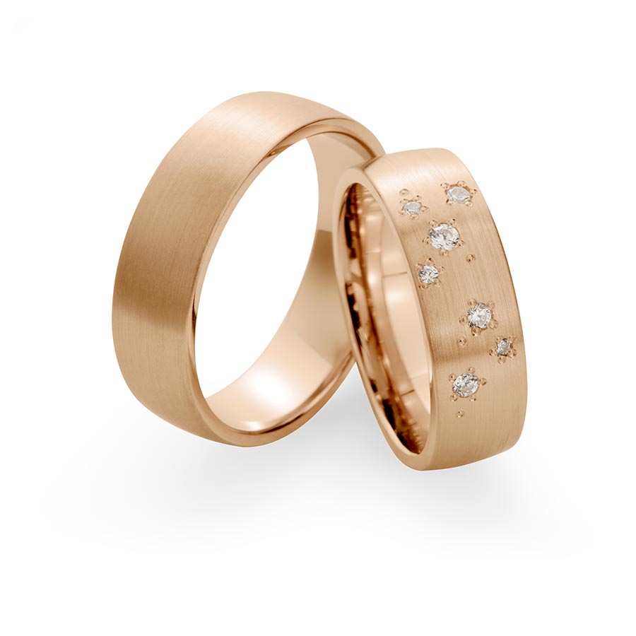 Trauringe / Eheringe 333 Rotgold 519544-65